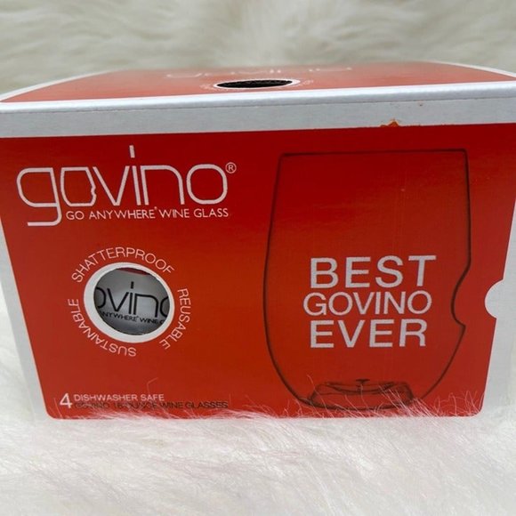 Govino Go Anywhere Wine Glasses Plastic Set of 4 - Picture 1 of 5